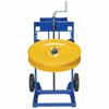 Vestil Steel Vertical & Horizontal Strapping Cart, 8"-28", Blue STRAP-VH